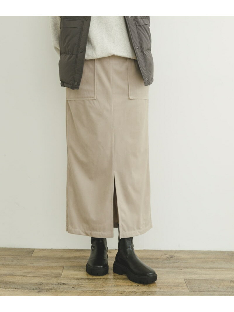 【SALE／66%OFF】スムースベロアタイトスカート URBAN R...(4.0)