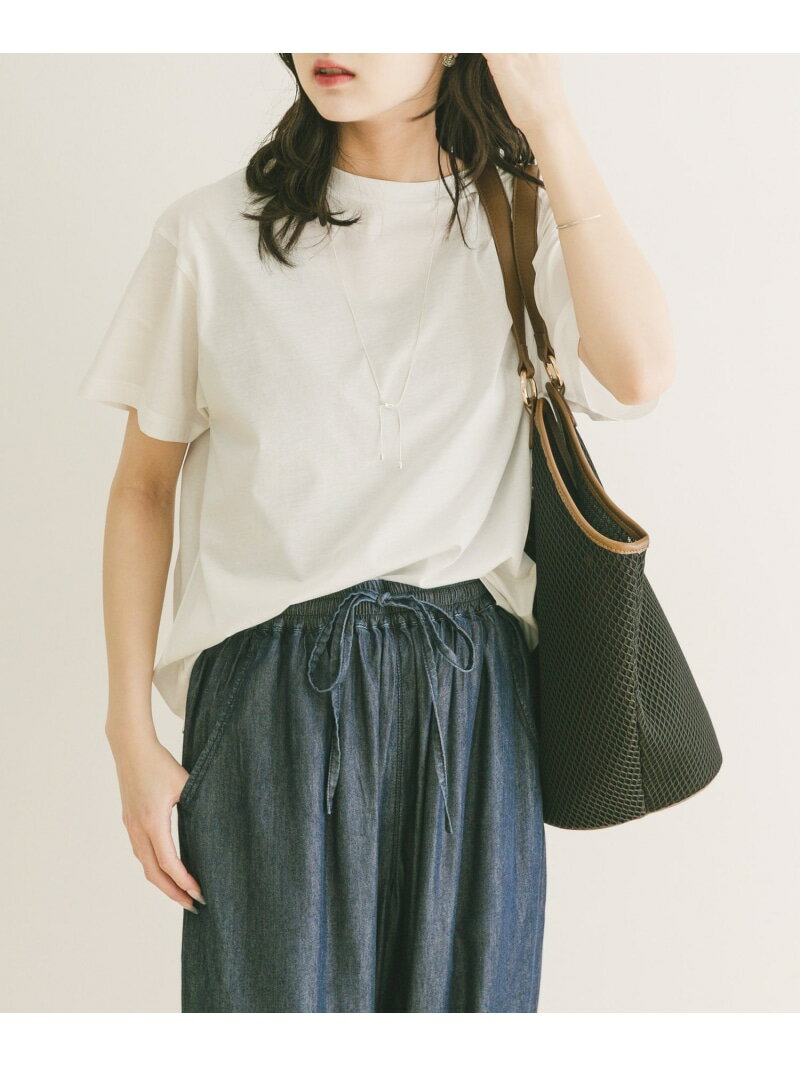 シルケット半袖Tシャツ URBAN RESEARCH ITEMS アーバンリサーチアイテムズ トップス カットソー・Tシャツ イエロー ホワイト ブラック グレー【先行予約】*【送料無料】[Rakuten Fashion]