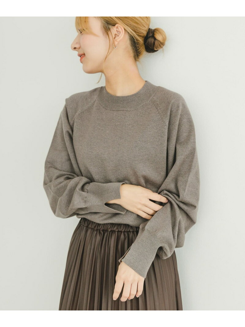 【SALE／55%OFF】ラグランニットプルオーバー URBAN RESEARCH ITEMS アーバンリサーチアイテムズ トップス ニット ホワイト ブラウン ブラック グリーン【RBA_E】[Rakuten Fashion]のサムネイル