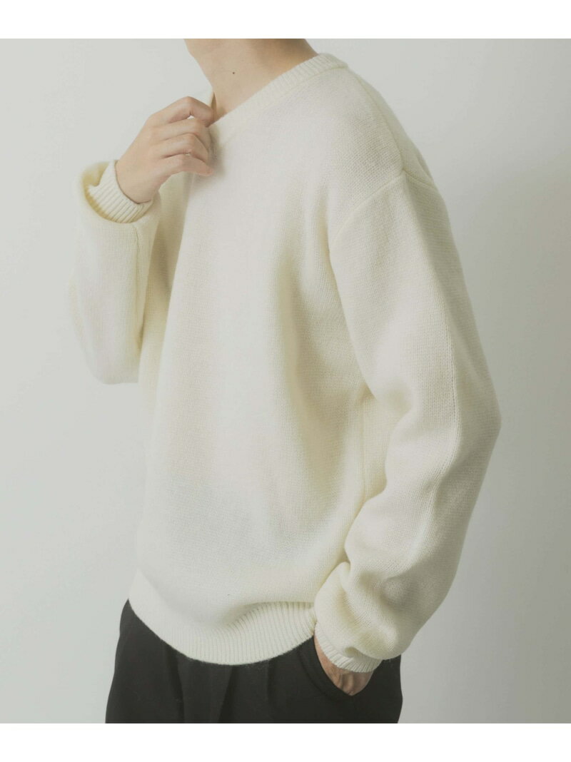 【SALE／20%OFF】タスマニア メリノウール100 Vネックニット URBAN RESEARCH ITEMS アーバンリサーチアイテムズ トップス ニット ホワイト ベージュ グレー イエロー ブルー【RBA_E】【送料無料】[Rakuten Fashion]