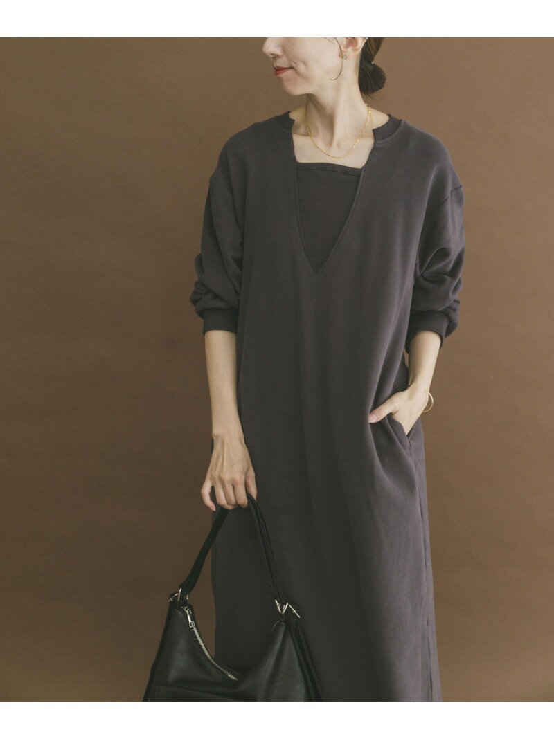 【SALE／60%OFF】スウェットロングスリーブワンピース URBAN RESEARCH ITEMS アーバンリサーチアイテム..