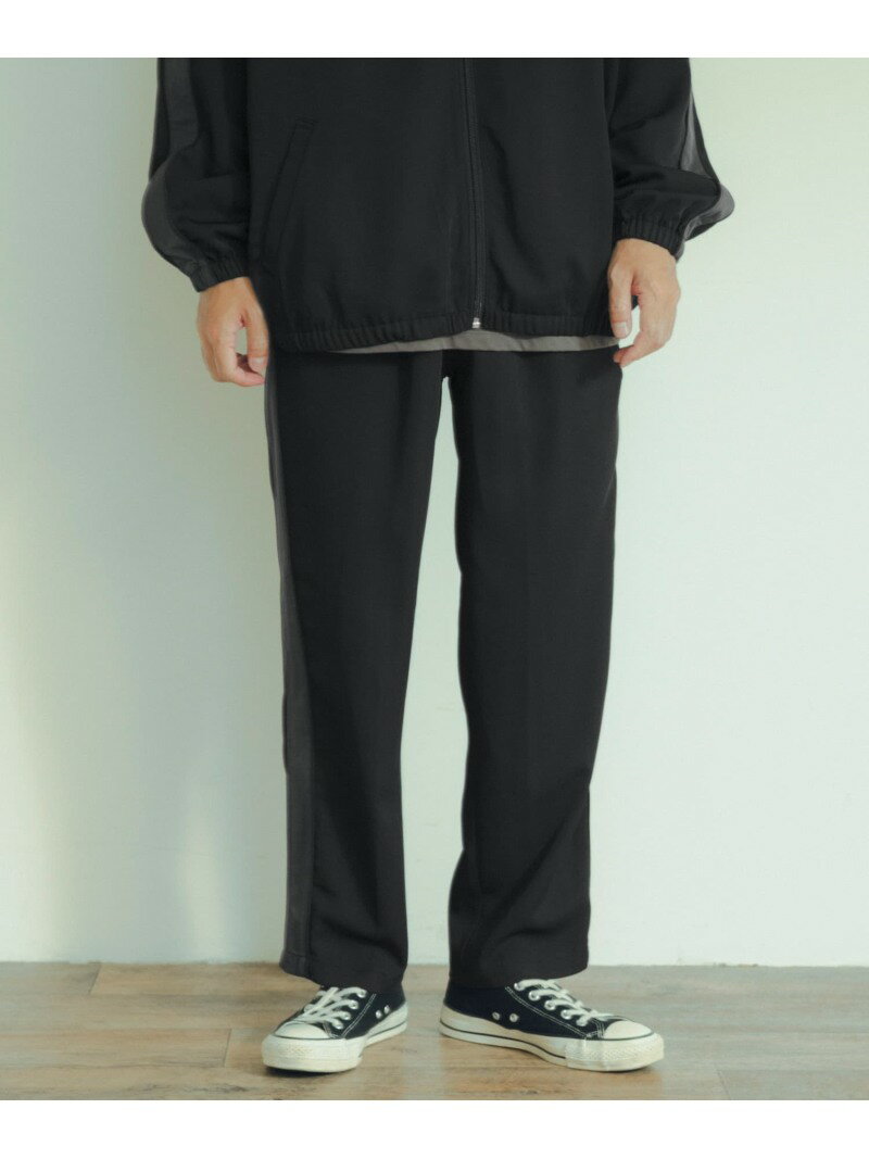 【SALE／60%OFF】Track Pants URBAN RESEARCH ITEMS アーバンリサーチアイテムズ パンツ その他のパンツ ブラック ブラウン【RBA_E】[Rakuten Fashion]