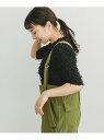 フリンジハンソデTシャツ URBAN RESEARCH ITEMS アーバンリサーチアイテムズ トップス カットソー・Tシャツ ブラック【送料無料】[Rakuten Fashion]