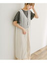 【SALE/57%OFF】メッシュジレワンピース URBAN RESEARCH ITEMS アーバンリサーチアイテムズ ワンピース・ドレス ワンピース ホワイト...