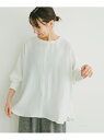 【SALE/33%OFF】リブドルマンブラウス URBAN RESEARCH ITEMS アーバンリサーチアイテムズ トップス シャツ・ブラウス ホワイト ブラ...