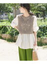 【SALE/14%OFF】レースベストドッキングチュニック URBAN...(4)