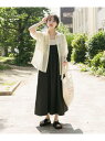 【SALE/62%OFF】シャーリングキャミワンピース URBAN RESEARCH ITEMS アーバンリサーチアイテムズ ワンピース・ドレス ワンピース ベ...