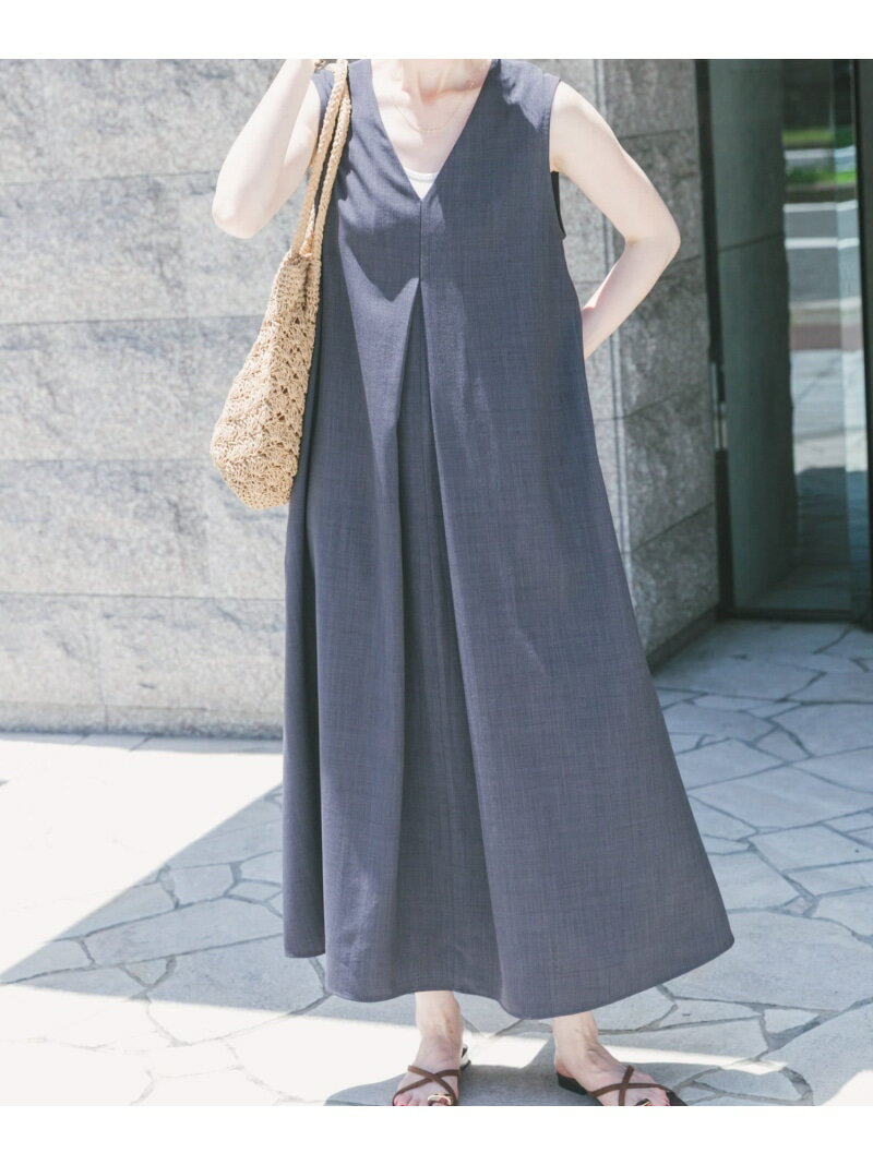 【SALE／29%OFF】リネンライクテントラインワンピース URBAN RESEARCH ITEMS アーバンリサーチアイテムズ ワンピース・ドレス ワンピース ピンク【RBA_E】【送料無料】[Rakuten Fashion]