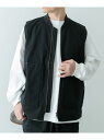 【SALE/51%OFF】ジップアップ コットンワークベスト URBAN RESEARCH ITEMS アーバンリサーチアイテムズ トップス ベスト・ジレ ブラ...