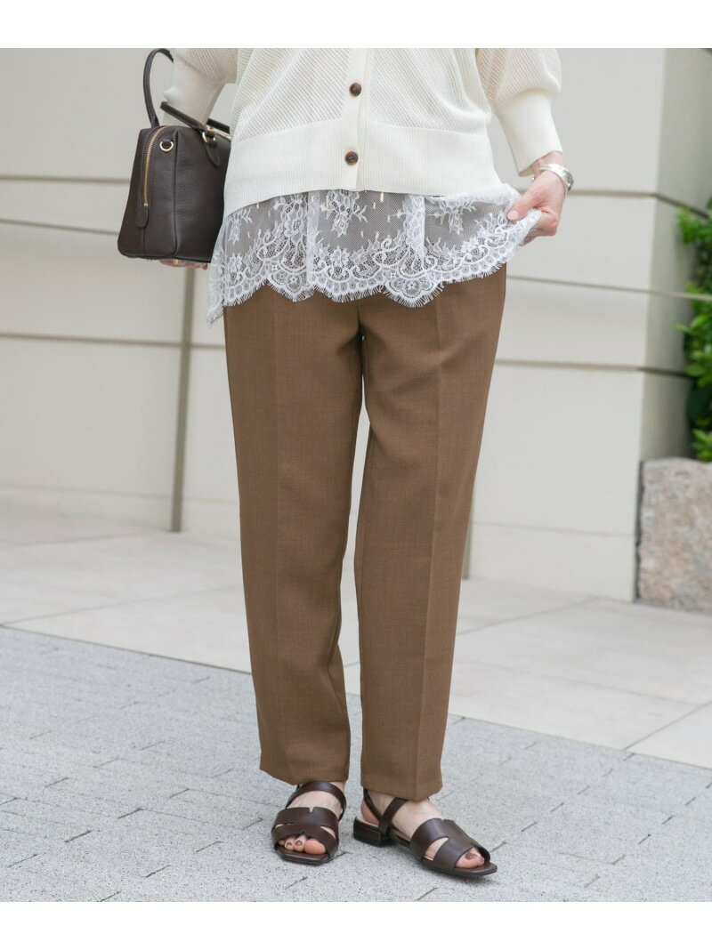 【SALE／20%OFF】『イージーケア/接触冷感/UVカット』SMOOTH LINEN TOUCH パンツ URBAN RESEARCH ITEMS アーバンリサーチアイテムズ パンツ その他のパンツ グリーン ブラウン ベージュ ブラック【RBA_E】【送料無料】[Rakuten Fashion] ur-items-10007087 ITEMS URBAN RESEARCH パッケージ画像