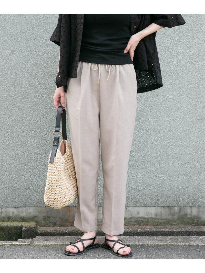 【SALE／20%OFF】『イージーケア/接触冷感/UVカット』SMOOTH LINEN TOUCH パンツ URBAN RESEARCH ITEMS アーバンリサーチアイテムズ パンツ その他のパンツ グリーン ブラウン ベージュ ブラック【RBA_E】【送料無料】[Rakuten Fashion] ur-items-10007087 ITEMS URBAN RESEARCH サンプル画像2