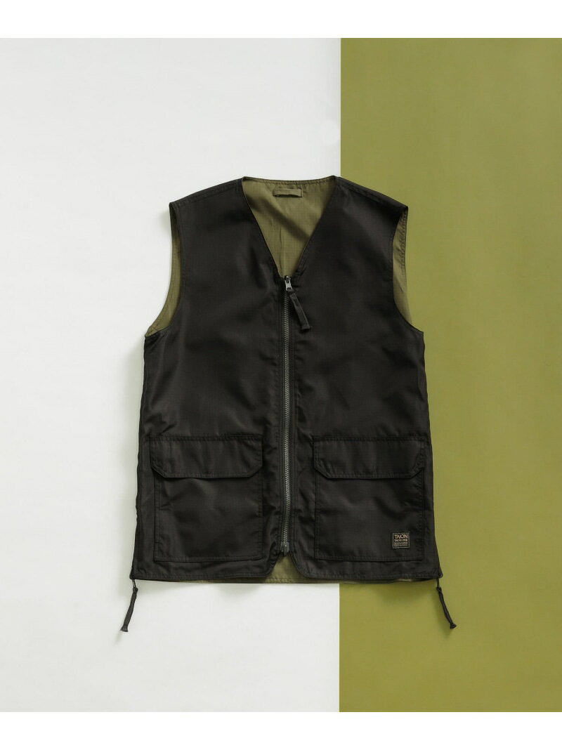 【SALE／30%OFF】TAION Military Reversible Vest URBAN RESEARCH ITEMS アーバンリサーチアイテムズ トップス ベスト・ジレ ブラック グリーン ネイビー【RBA_E】【送料無料】[Rakuten Fashion]