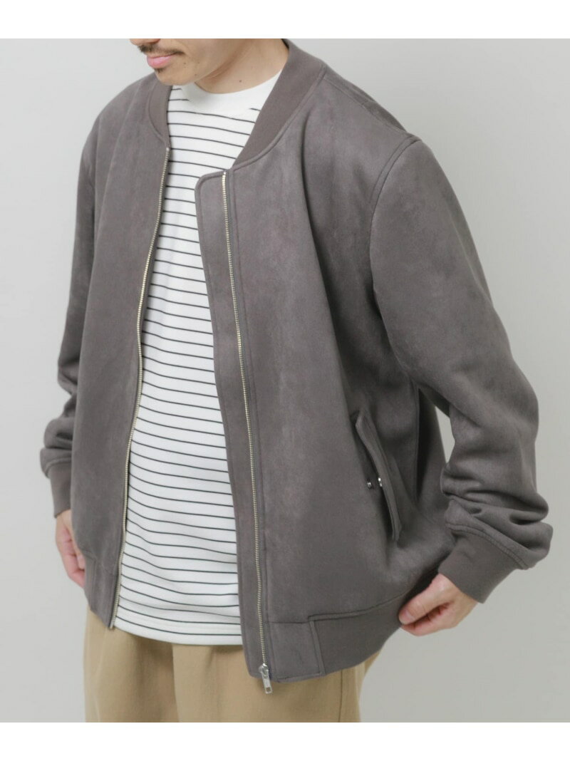 F.S. ジップアップブルゾン URBAN RESEARCH ITEMS アーバンリサーチアイテムズ ジャケット・アウター ブルゾン・ジャンパー ベージュ ブラウン グレー【先行予約】*【送料無料】[Rakuten Fashion]