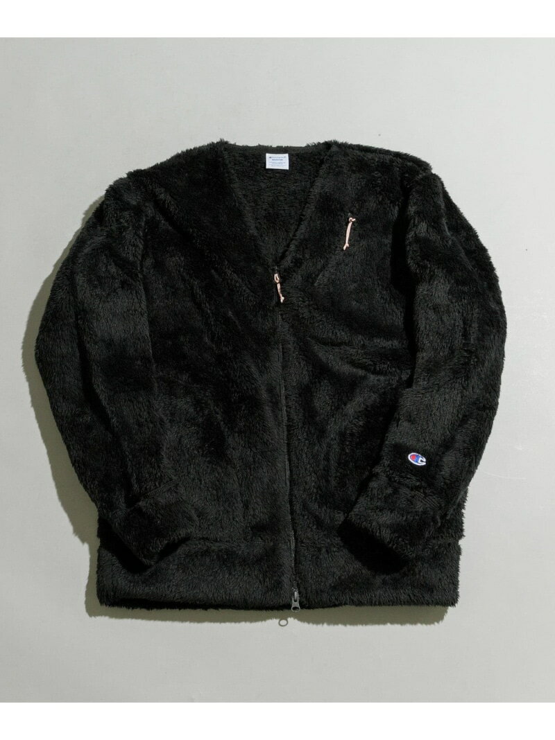 アーバンリサーチ アウター メンズ 【SALE／50%OFF】『別注』Champion*URBAN RESEARCH SHERPA FLEECE JACKET URBAN RESEARCH アーバンリサーチ ジャケット・アウター ブルゾン・ジャンパー ブラック グレー グリーン ネイビー【RBA_E】【送料無料】[Rakuten Fashion]