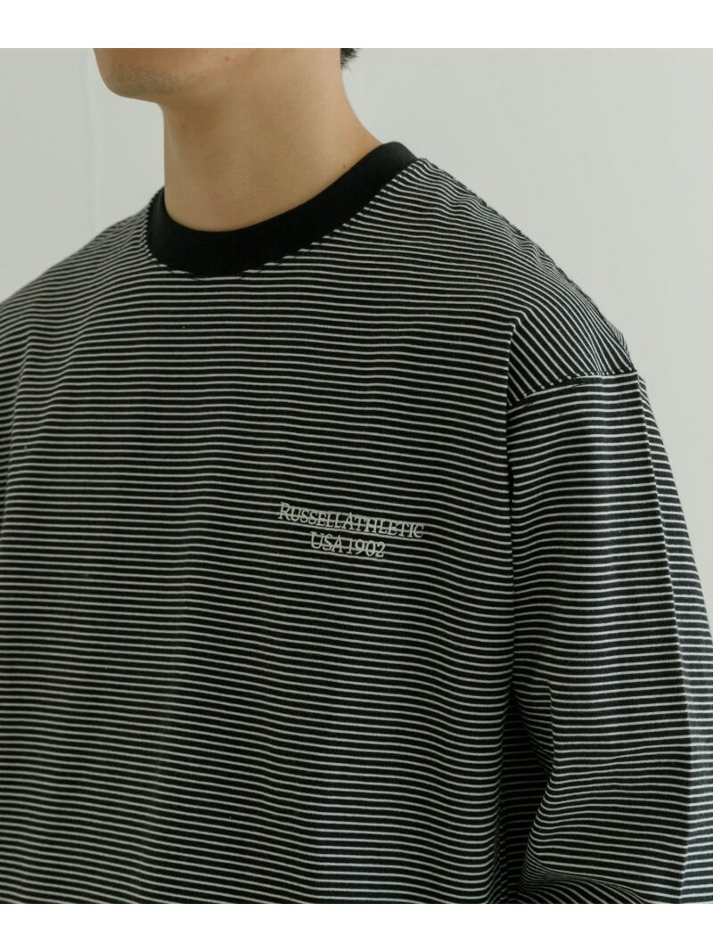 RUSSELL ATHLETIC LONG-SLEEVE T-SHIRTS URBAN RESEARCH アーバンリサーチ トップス カットソー Tシャツ ブラック ホワイト【送料無料】 Rakuten Fashion