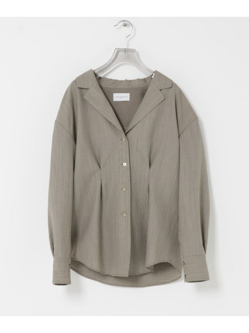 乐天商城 - new basic TILORED SLEEVE SHIRTS URBAN RESEARCH アーバンリサーチ トップス シャツ・ブラウス ベージュ【送料無料】[Rakuten Fashion]