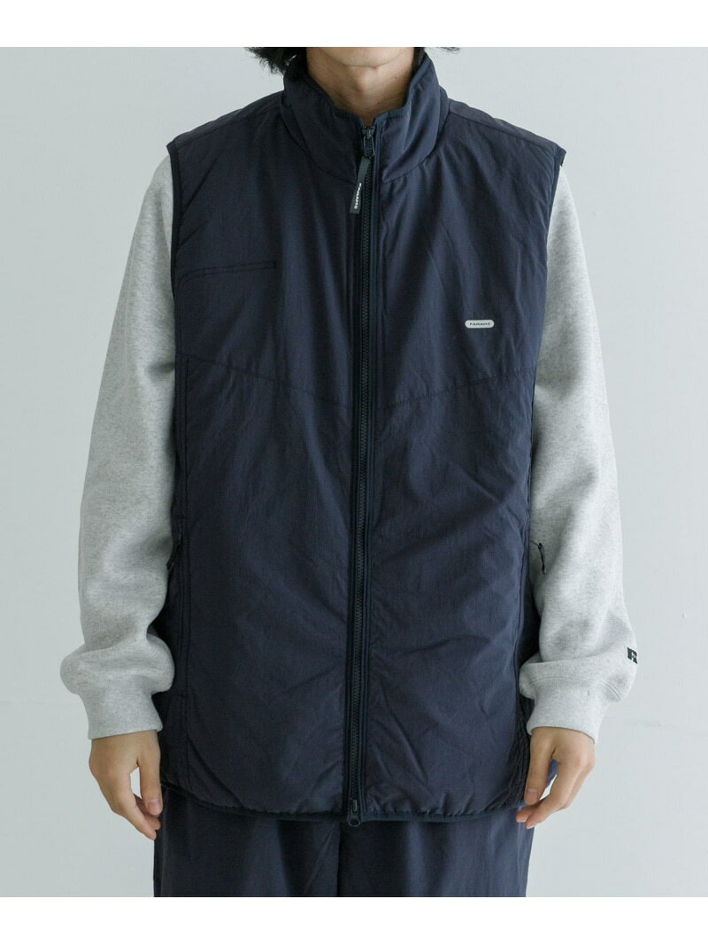 Rakuten - 【SALE／50%OFF】FARAH Nylon Zip Up Vest URBAN RESEARCH アーバンリサーチ ジャケット・アウター ダウンジャケット・ダウンベスト ブラック ネイビー【RBA_E】【送料無料】[Rakuten Fashion]