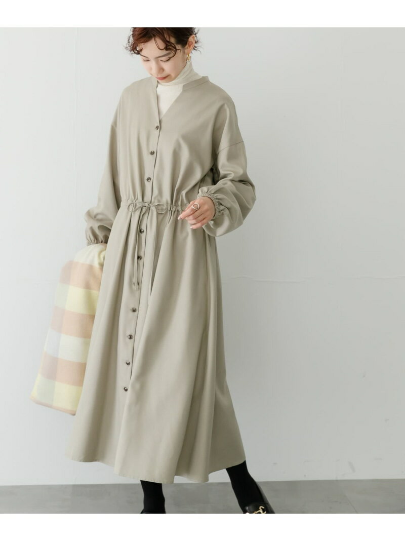 【SALE／30%OFF】ドロストワンピース URBAN RESEARCH アーバンリサーチ ワンピース・ドレス ワンピース ブラウン グリーン ブラック【RBA_E】【送料無料】[Rakuten Fashion]のサムネイル