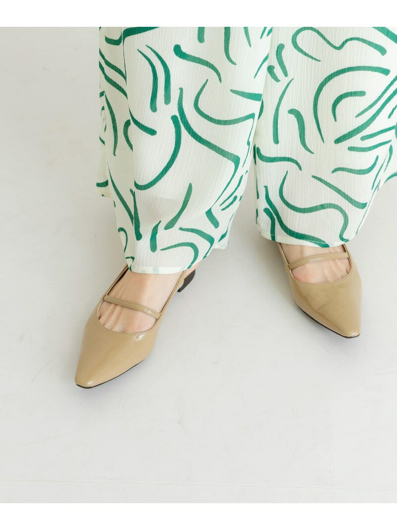 【SALE／60%OFF】ポインテッドバックストラップシューズ URBAN RESEARCH アーバンリサーチ シューズ・靴 パンプス ベージュ ブラック【RBA_E】【送料無料】[Rakuten Fashion]