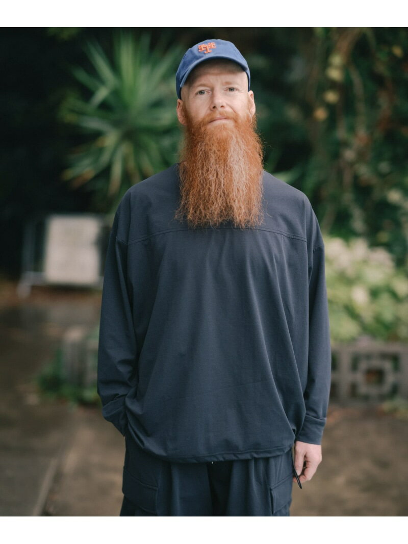 乐天商城 - Wide Dad BREEZY TECH LONG-SLEEVE T-SHIRTS URBAN RESEARCH アーバンリサーチ トップス カットソー・Tシャツ ブラック ネイビー【送料無料】[Rakuten Fashion]