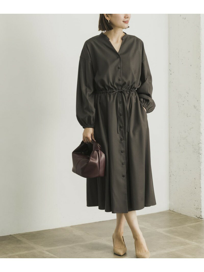 【SALE／55%OFF】ドロストワンピース URBAN RESEARCH アーバンリサーチ ワンピース・ドレス ワンピース グレー ベージュ ブルー【RBA_E】【送料無料】[Rakuten Fashion]のサムネイル