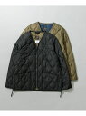 アーバンリサーチ アウター メンズ 【SALE／10%OFF】TAION MILITARY V-NECK DOWN JACKET URBAN RESEARCH アーバンリサーチ ジャケット・アウター ダウンジャケット・ダウンベスト ブラック カーキ【RBA_E】【送料無料】[Rakuten Fashion]