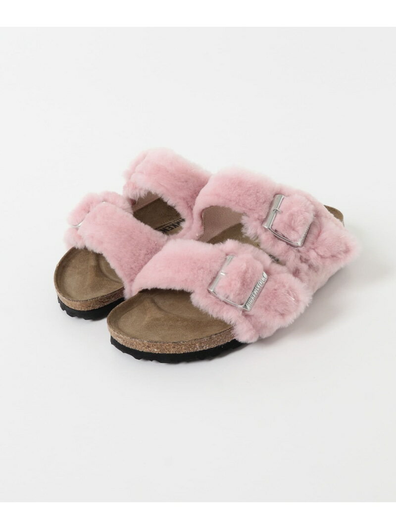 BIRKENSTOCK Arizona Shearling URBAN RESEARCH アーバンリサーチ シューズ・靴 サンダル ピンク【送料無料】[Rakuten Fashion]