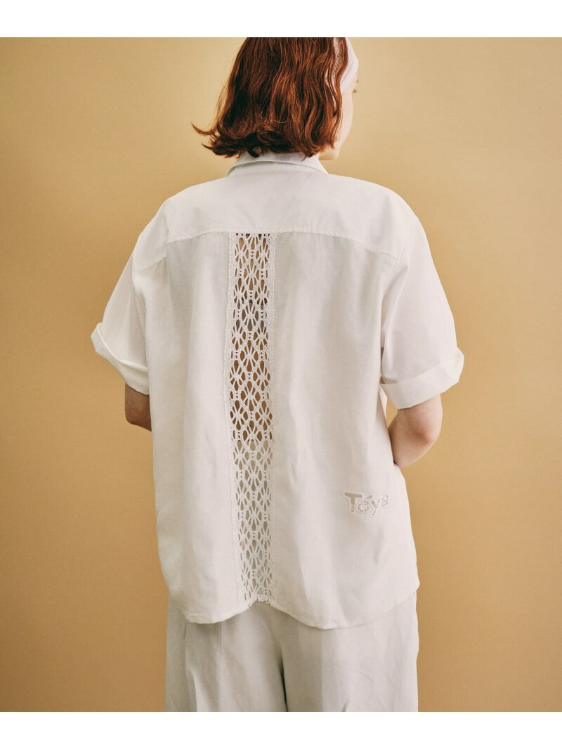 Rakuten - Teya LACE PANEL SHIRTS URBAN RESEARCH アーバンリサーチ トップス シャツ・ブラウス ホワイト【送料無料】[Rakuten Fashion]