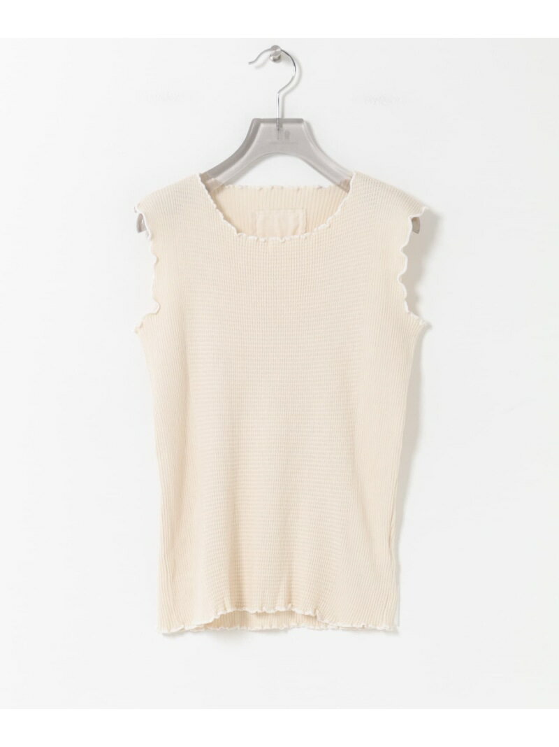 乐天商城 - V::ROOM WAFFLE RIB COMBO TANKTOP URBAN RESEARCH アーバンリサーチ トップス ノースリーブ・タンクトップ ブラック ベージュ【送料無料】[Rakuten Fashion]