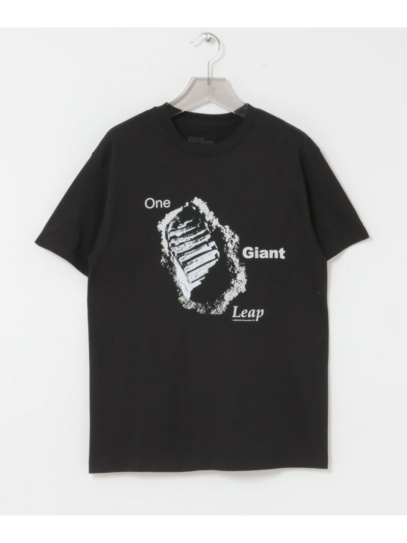 Rakuten - Cotton Expressions ONE GIANT LEAP T-SHIRTS URBAN RESEARCH アーバンリサーチ トップス カットソー・Tシャツ ブラック【送料無料】[Rakuten Fashion]
