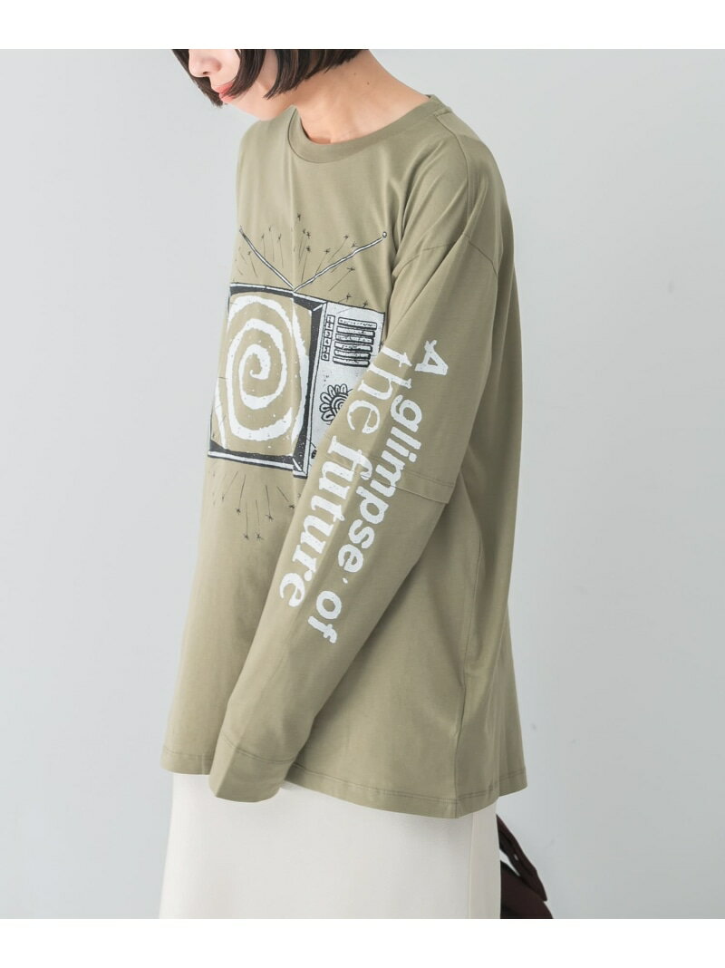 楽天URBAN RESEARCH／アーバンリサーチ【SALE／10％OFF】GANNI TV Long Sleeve T-shirts URBAN RESEARCH アーバンリサーチ トップス カットソー・Tシャツ【RBA_E】【送料無料】[Rakuten Fashion]