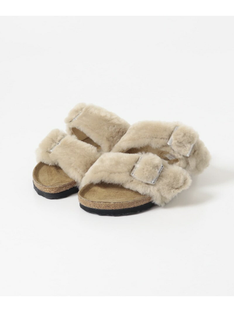 BIRKENSTOCK Arizona Shearling URBAN RESEARCH アーバンリサーチ シューズ・靴 サンダル ベージュ【送料無料】[Rakuten Fashion]