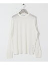 LOA LONG-SLEEVE KNIT T-SHIRTS URBAN RESEARCH アーバンリサーチ トップス カットソー・Tシャツ ホワイト カーキグリ...