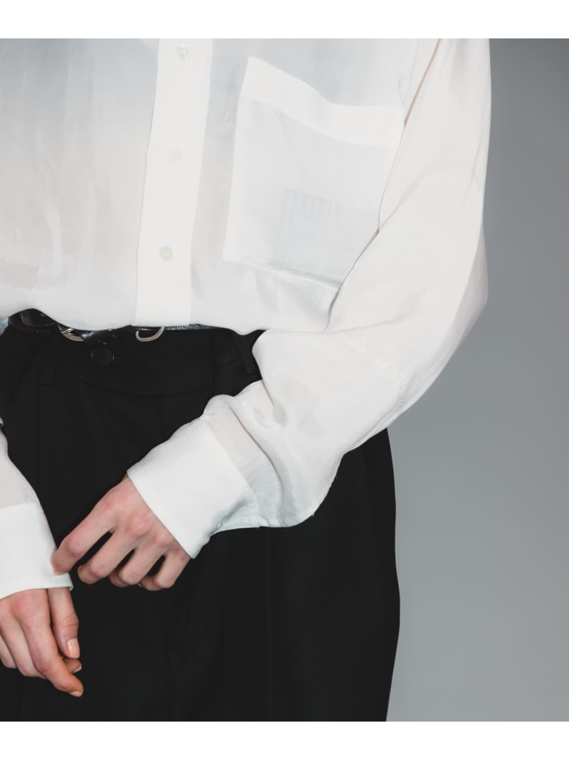Teya STANDARD SHIRTS URBAN RESEARCH アーバンリサーチ トップス シャツ・ブラウス ブラック ホワイト【送料無料】[Rakuten Fashion] ur-rba-10035839 URBAN RESEARCH/アーバンリサーチ サンプル画像3
