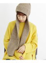 アーバンリサーチ 【SALE／50%OFF】muffler knit cap URBAN RESEARCH アーバンリサーチ 帽子 ニット帽・ビーニー ベージュ ブラック【RBA_E】[Rakuten Fashion]