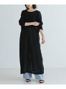【SALE/60%OFF】ルーズニットワンピース URBAN RESEARCH アーバンリサーチ ワンピース・ドレス ワンピース ブラック ホワイト【RBA_E...