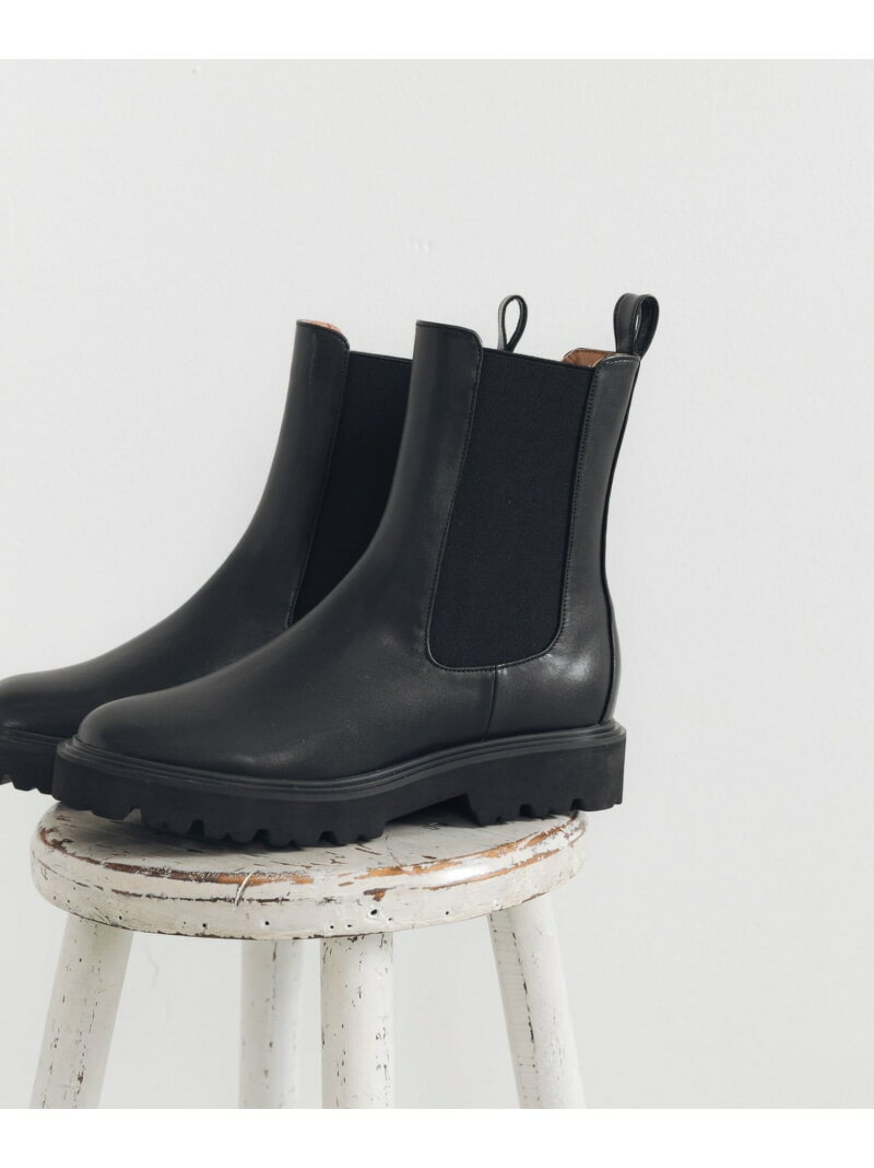 タンクソールサイドゴアブーツ URBAN RESEARCH アーバンリサーチ シューズ・靴 ブーツ ブラック【送料無料】[Rakuten Fashion]