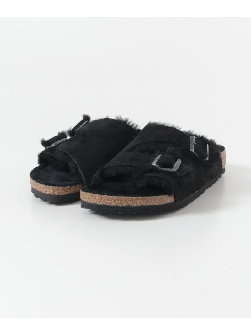 BIRKENSTOCK ZURICH SHEARLING URBAN RESEARCH アーバンリサーチ シューズ・靴 サンダル ブラック【送料無料】[Rakuten Fashion]