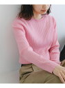 【SALE/60%OFF】『WEB限定』クルーネックコンパクトリブニット URBAN RESEARCH アーバンリサーチ トップス ニット ピンク グレー ブラ...