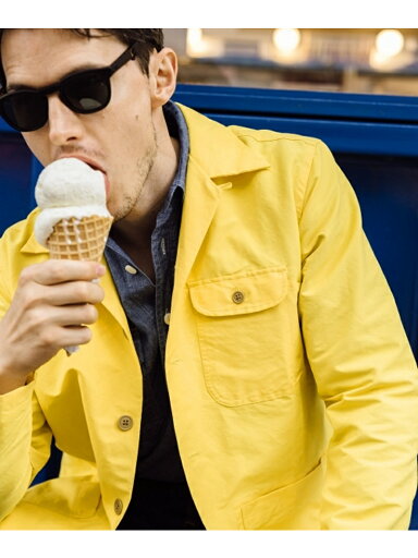 Camp Shirt STYLE6-UF84: Yellow Camp Shirt STYLE6-UF84: Yellow