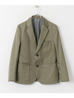 High Density Cotton Gabardine Shacket UF84-17B007: Army Khaki High Density Cotton Gabardine Shacket UF84-17B007: Army Khaki