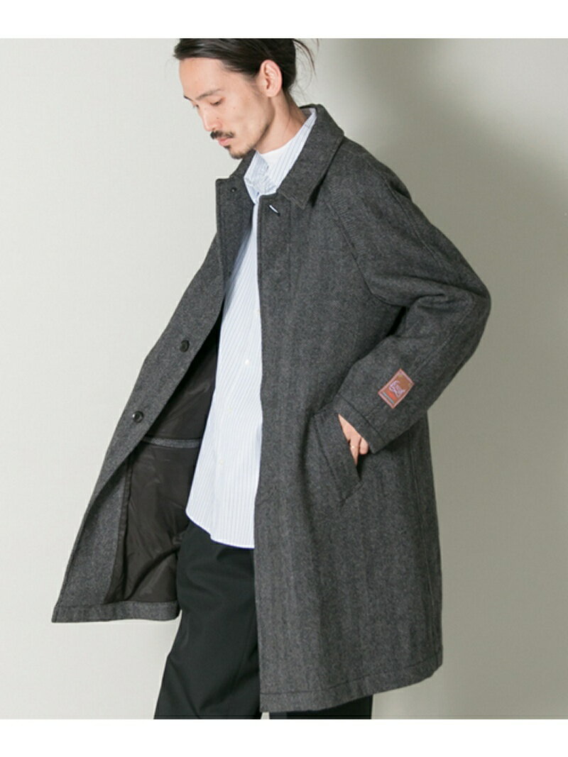 Urban Research Lovat Herringbone Tweed Raglan Coat UR77-17M006