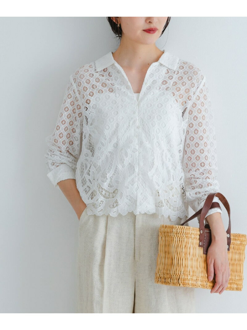 【SALE／70%OFF】インドレースオープンカラーシャツ URBAN RESEARCH アーバンリサーチ トップス シャツ..