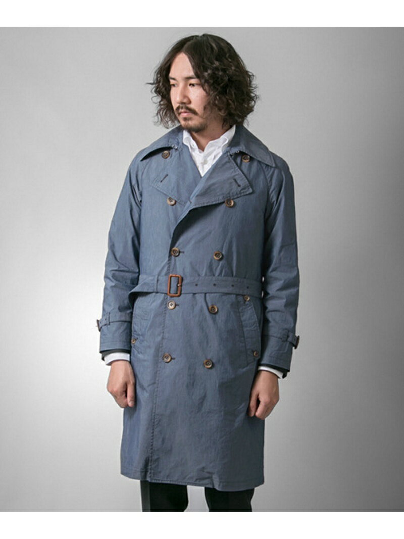 Indigo Trench Coat UT52-17K013: Navy