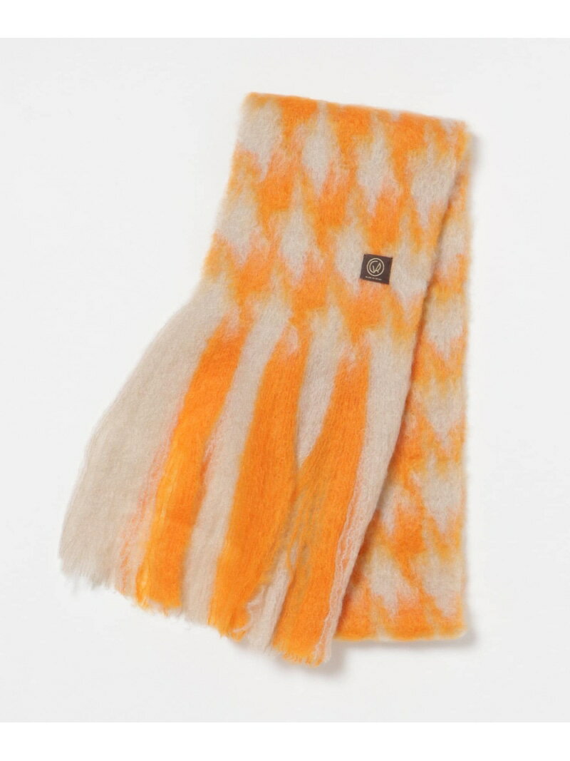 アーバンリサーチ 【SALE／40%OFF】MANTAS EZCARAY PATA DE GALLO STOLE URBAN RESEARCH アーバンリサーチ ファッション雑貨 マフラー・ストール・ネックウォーマー オレンジ ブルー ピンク【RBA_E】【送料無料】[Rakuten Fashion]