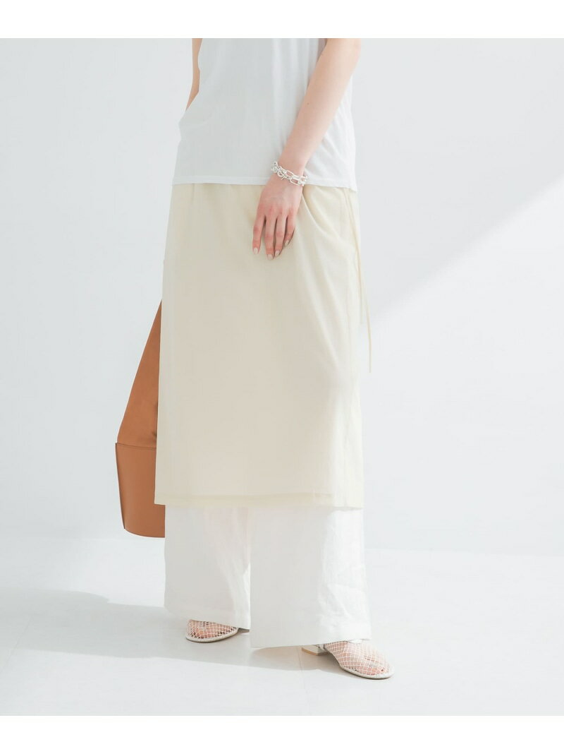 【SALE／60%OFF】シアーミディレイヤードスカート URBAN RESEARCH アーバンリサーチ スカート その他のスカート ブラック【RBA_E】[Rakuten Fashion]