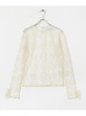 【SALE/50%OFF】Po/ sheer tulle top ameba URBAN RESEARCH アーバンリサーチ トップス その他のトップス ブラッ...
