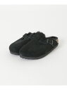 BIRKENSTOCK Boston VL Shearling URBAN RESEARCH アーバンリサーチ シューズ・靴 サンダル ブラック【送料無料】[Rakuten Fashion]