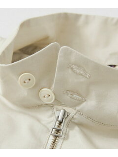 Ripstop Blouson SUR03-1816A-UM: Ivory Ripstop Blouson SUR03-1816A-UM: Ivory