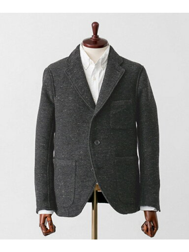 JP Wool Cotton Shacket UF52-17R007: Charcoal JP Wool Cotton Shacket UF52-17R007: Charcoal
